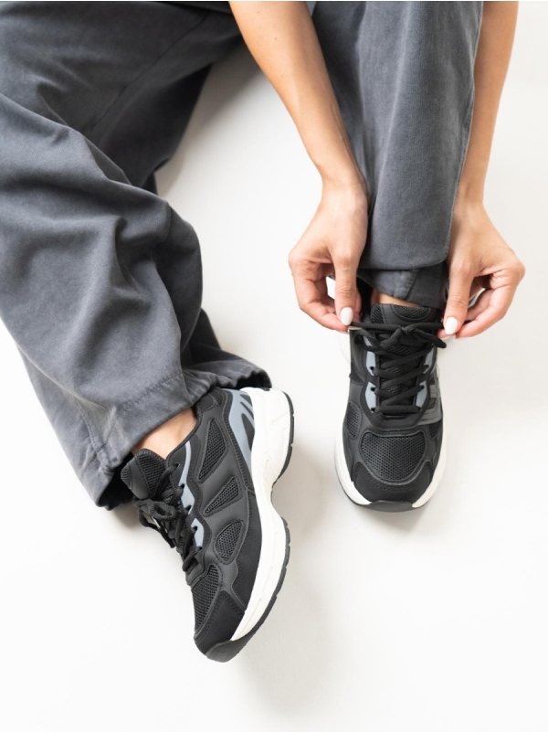 Product Image Chunky sneakers με συνδυασμό υλικών