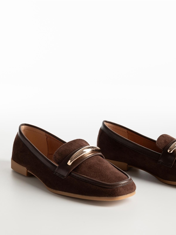 Product Image Suede loafers με καρέ μύτη